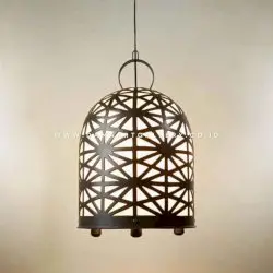 Lampu Sangkar Kuningan Pahat
